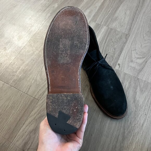 Preowned Alden Men's Suede Chukka Boot 1497 Size 11CE - Picture 3 of 7